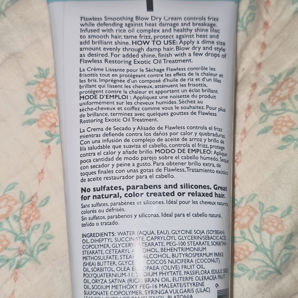 New Flawless By Gabrielle Union Smoothing Blow Dry Cream - Picture 2 of 2